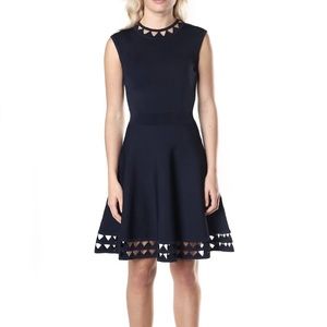 Fit and flare navy dress from Ted Baker 1/Small